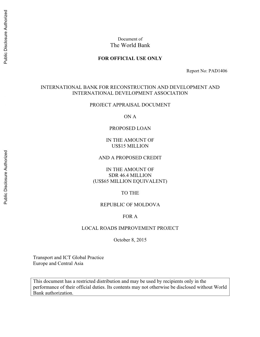 World Bank Document