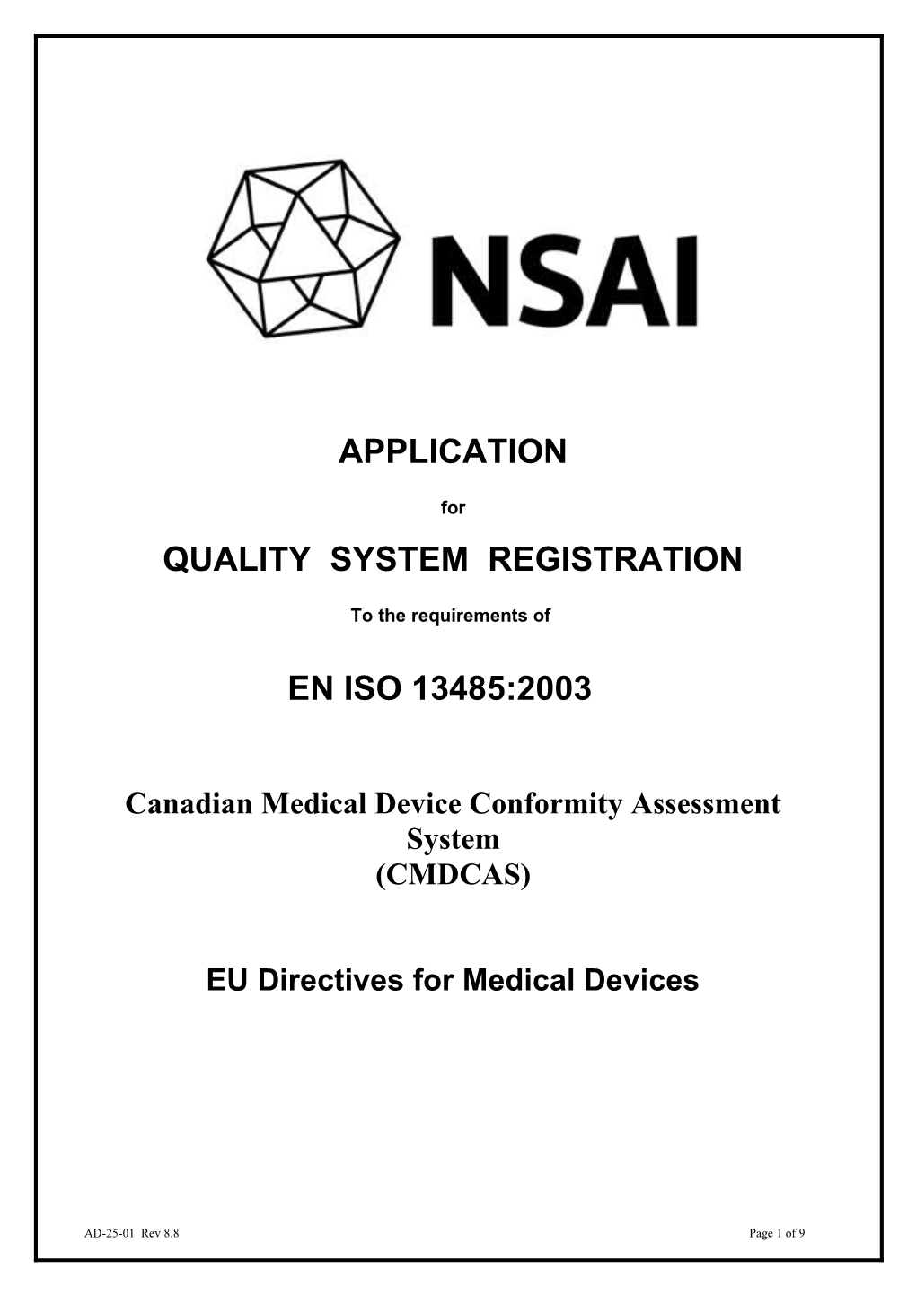 Canadian Medical Device Conformity Assessment System