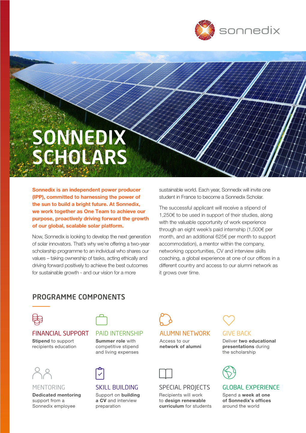 Sonnedix Scholars