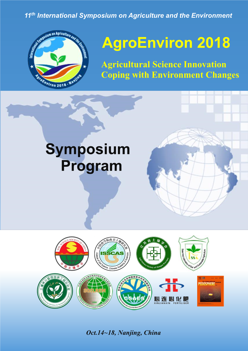 Agroenviron 2018 Symposium Program