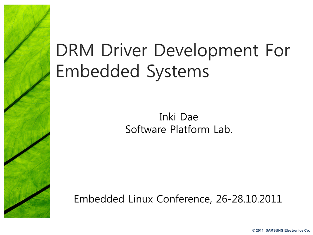 DRM Overview