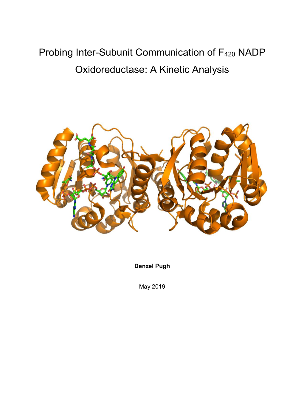 Probing Inter-Subunit Communication of F420 NADP Oxidoreductase: a Kinetic Analysis