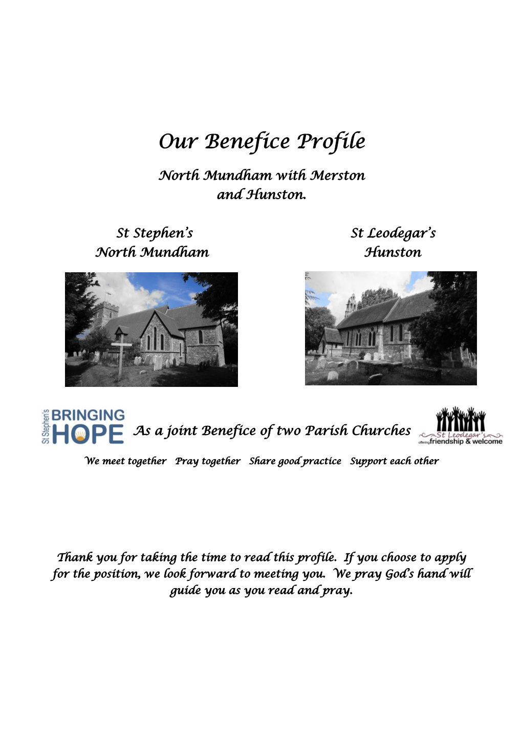 Our Benefice Profile