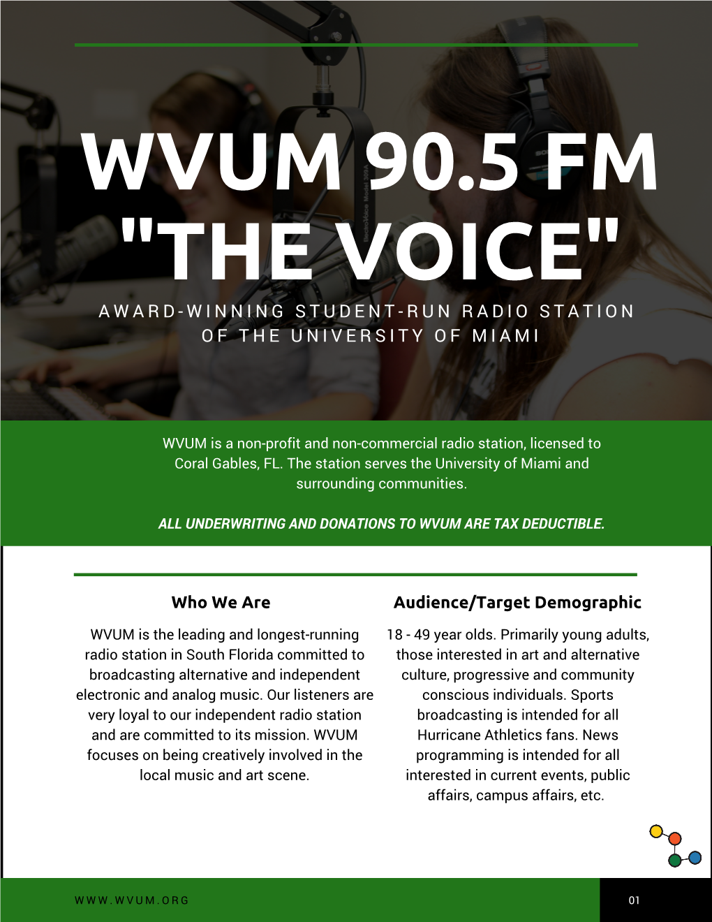 Wvum 90.5 Fm "The Voice" Award-Winning Student-Run Radio Station of the University of Miami