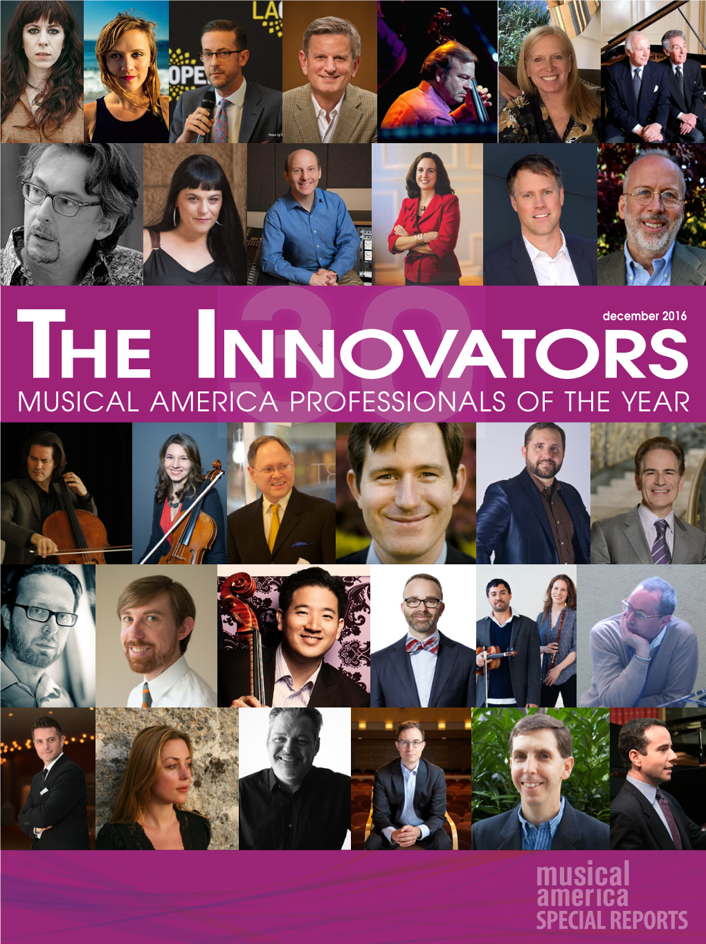 The Innovators Musical America30 Professionals of the Year 1