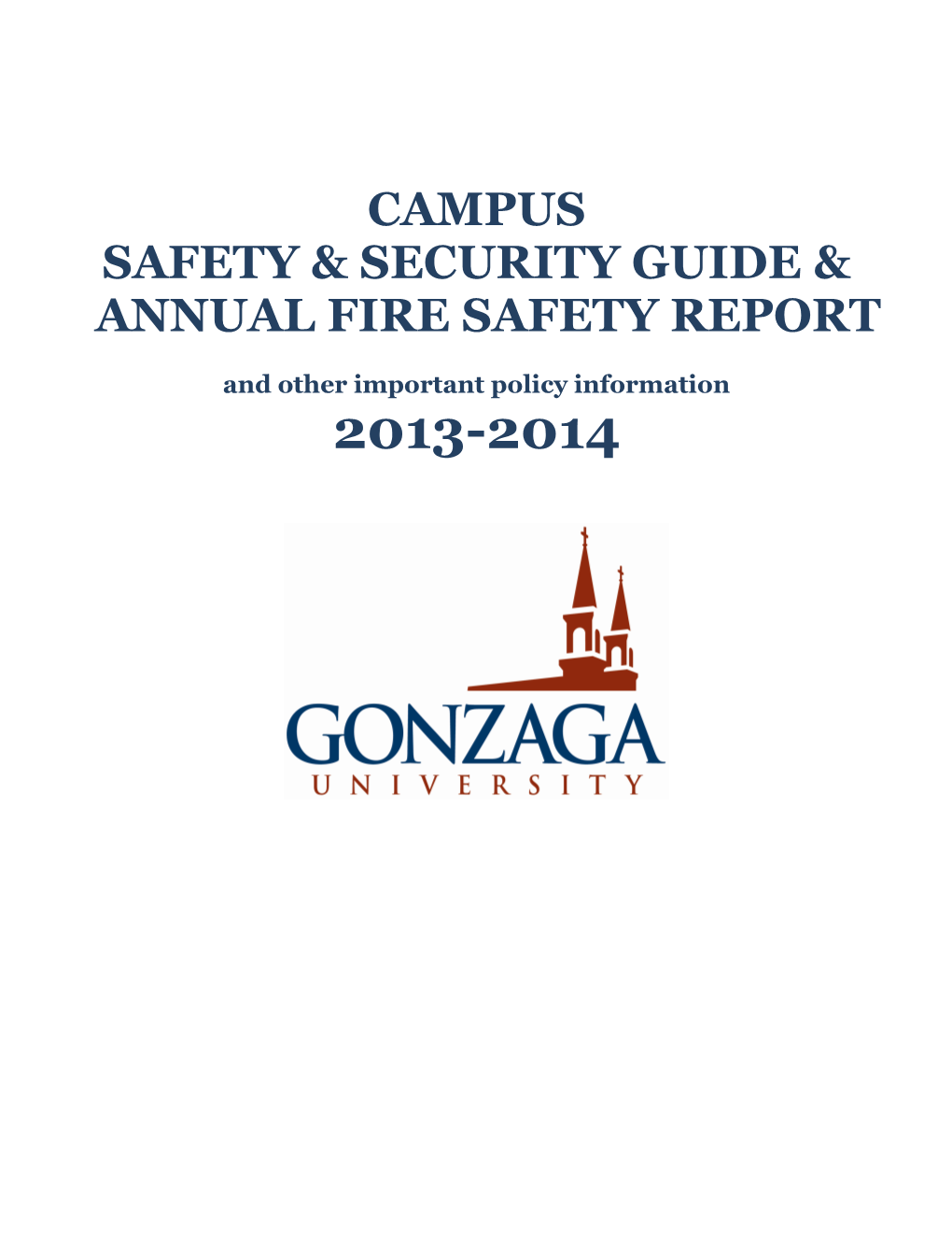 Annual Fire Safety Report