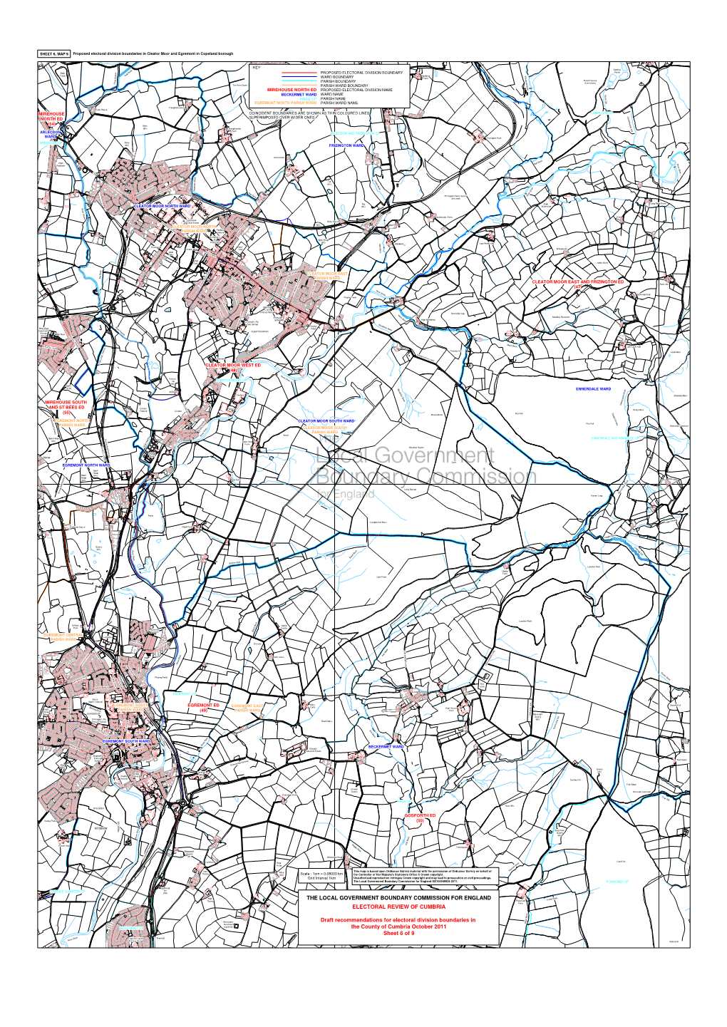 Cleator Moor and Egremont in Copeland Borough