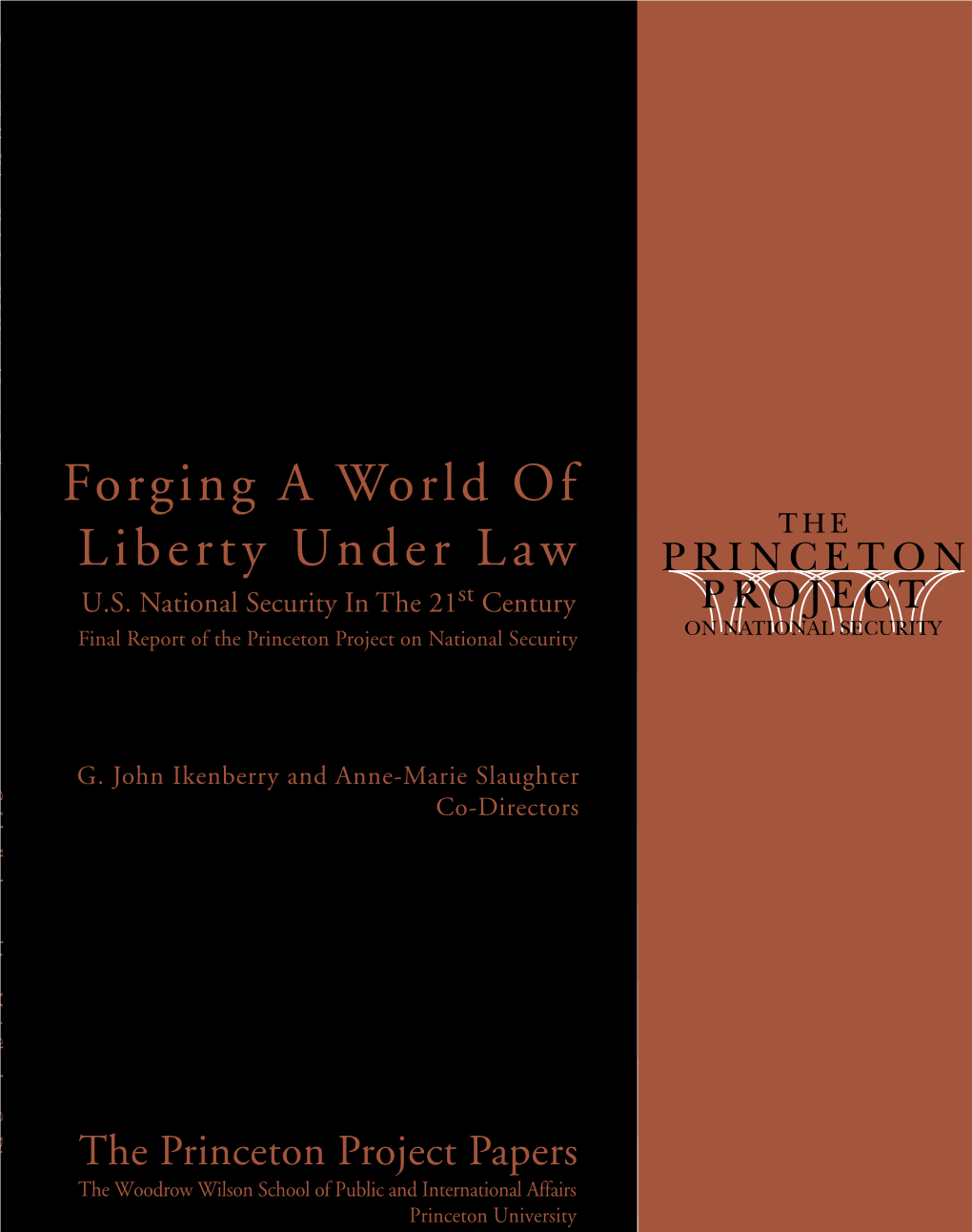 Forging a World of Liberty Under Law U.S