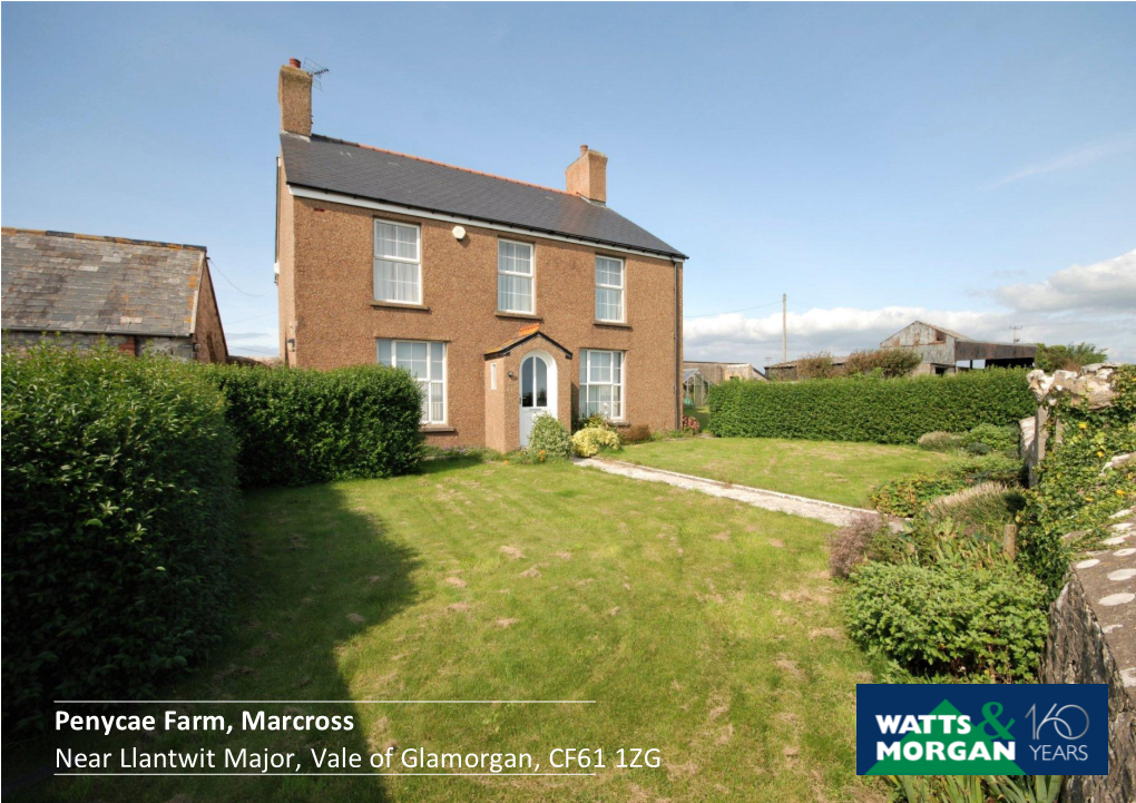 Penycae Farm, Marcross Near Llantwit Major, Vale of Glamorgan, CF61 1ZG