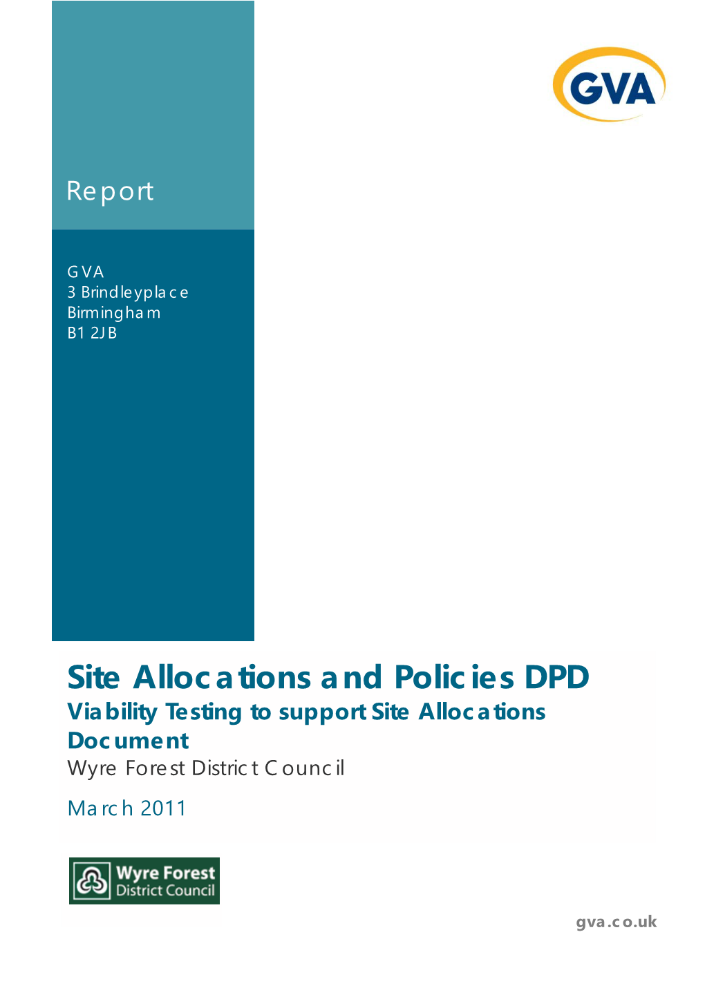 Site Allocations and Policies DPD Viability Testing to Support Site Allocations