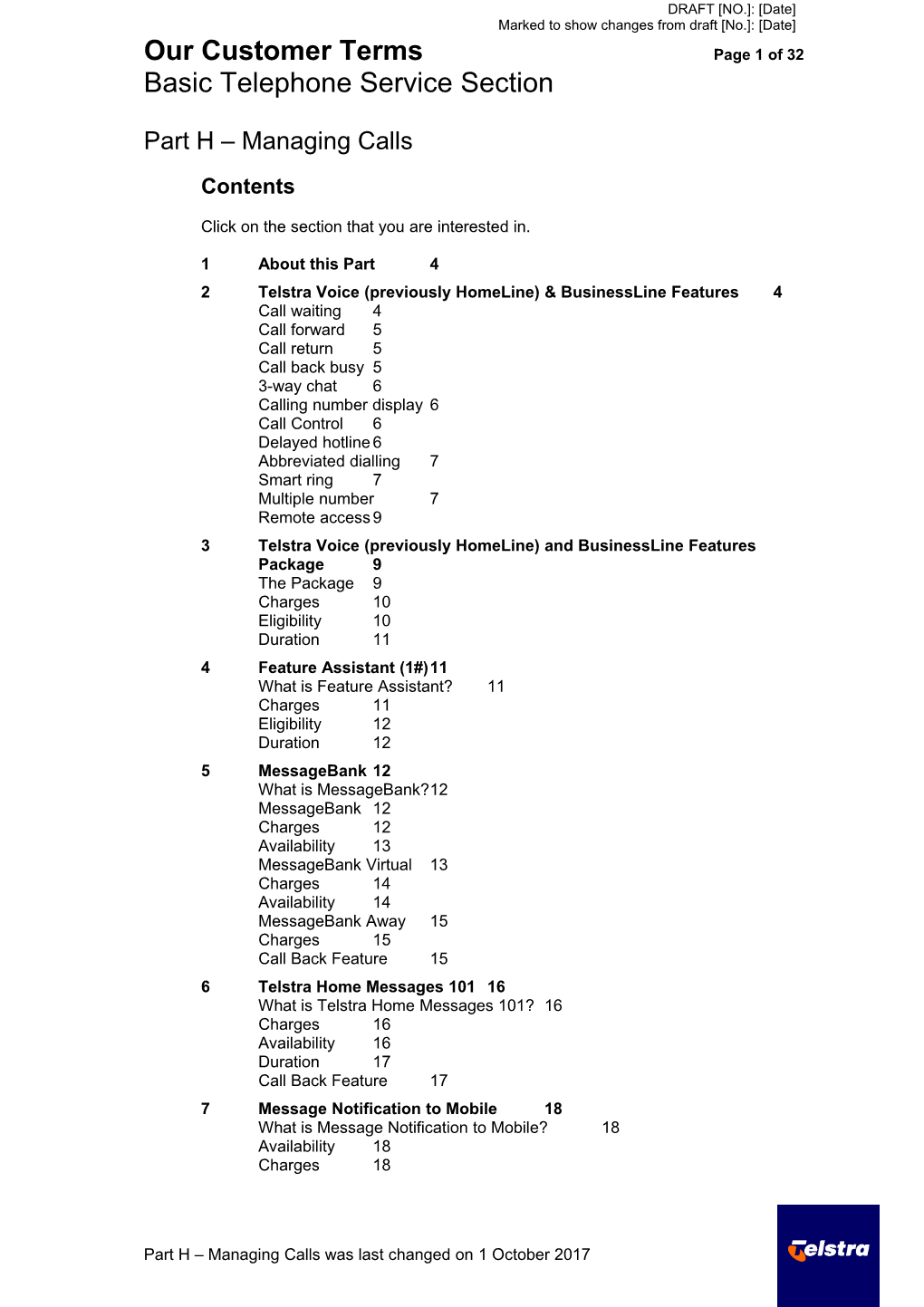 Our Customer Terms Page 13 of 13