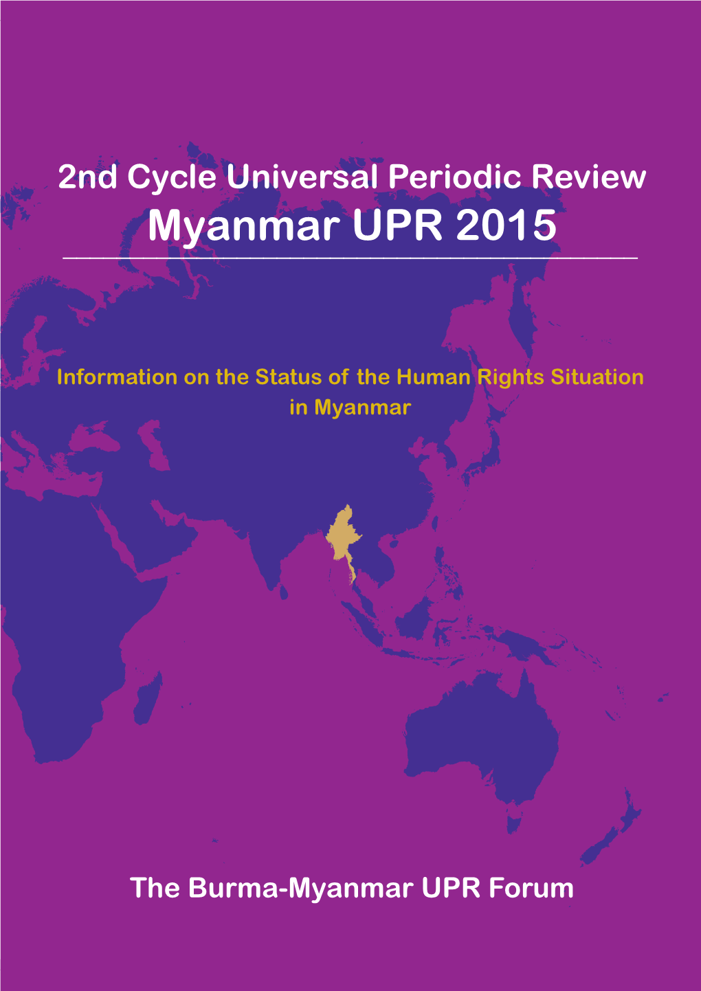 Myanmar UPR 2015