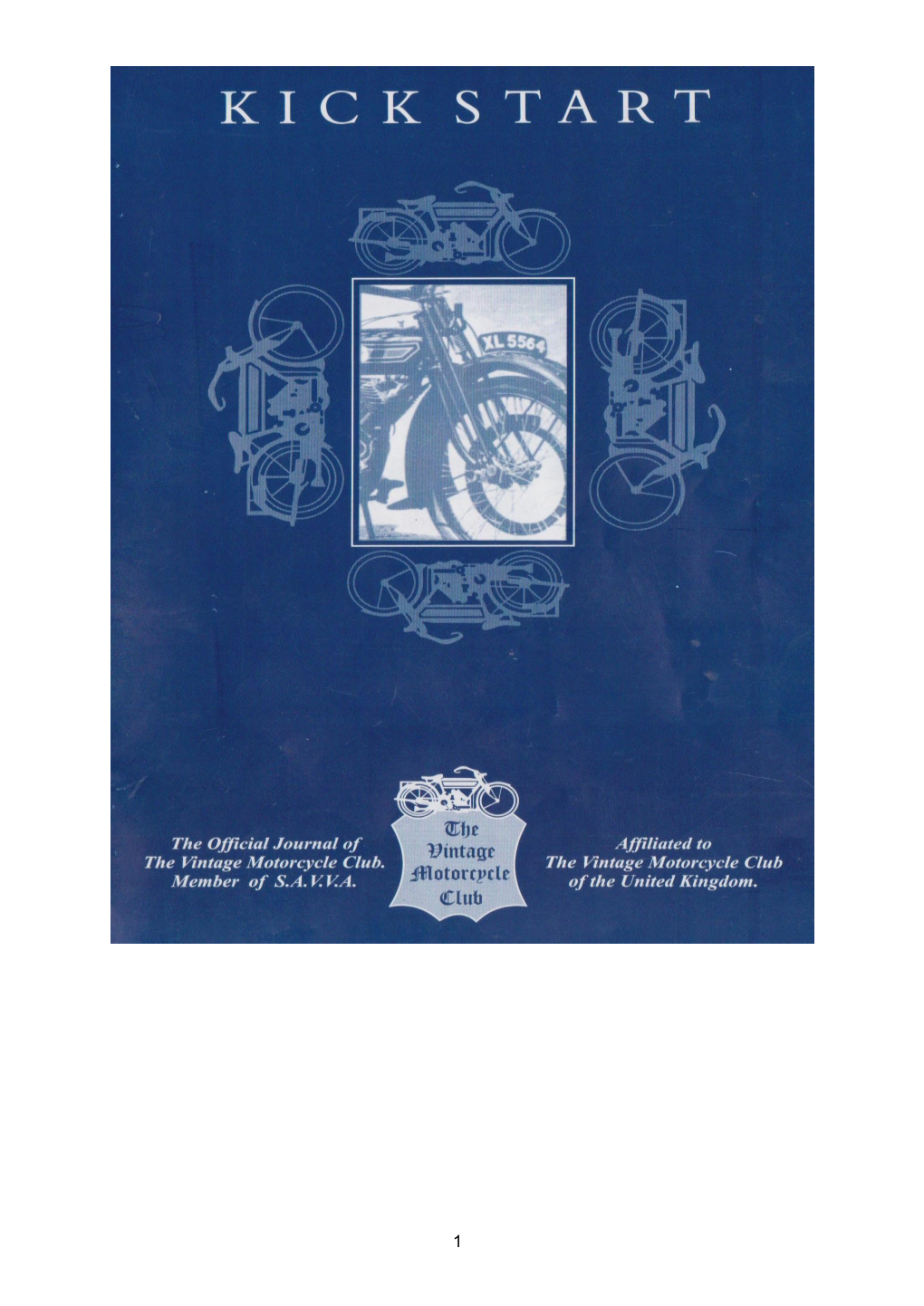 Vintage Motorcycle Club Newsletter Kickstart 2013 04