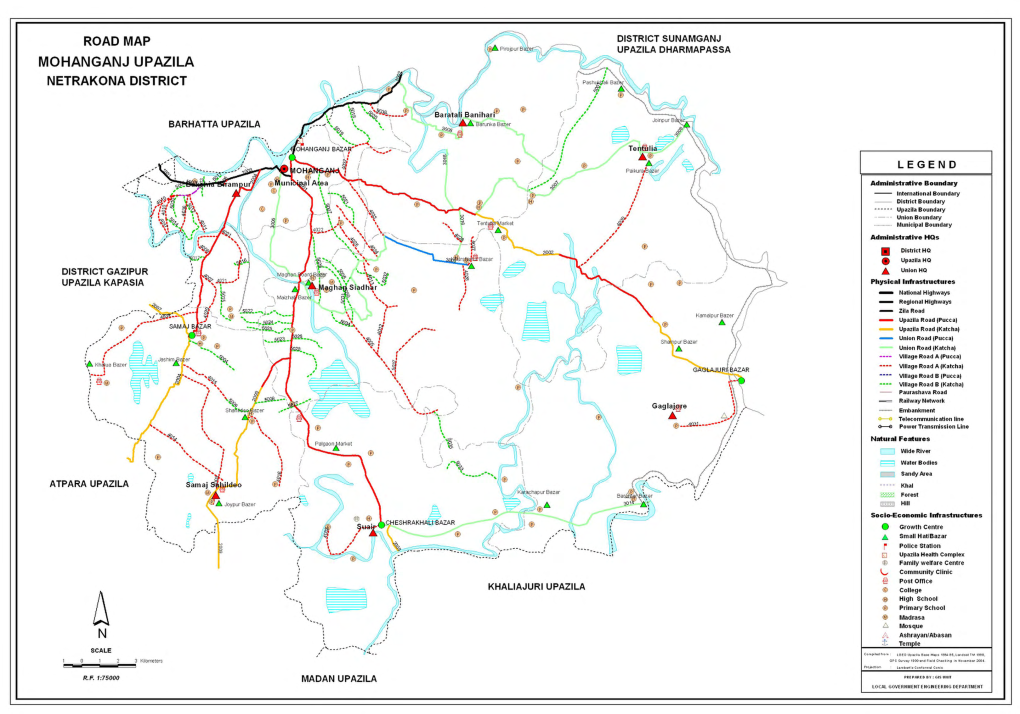 Inventory of LGED Road Network, March 2005, Bangladesh