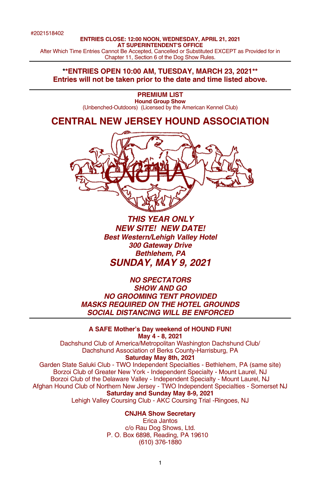 Central New Jersey Hound Association