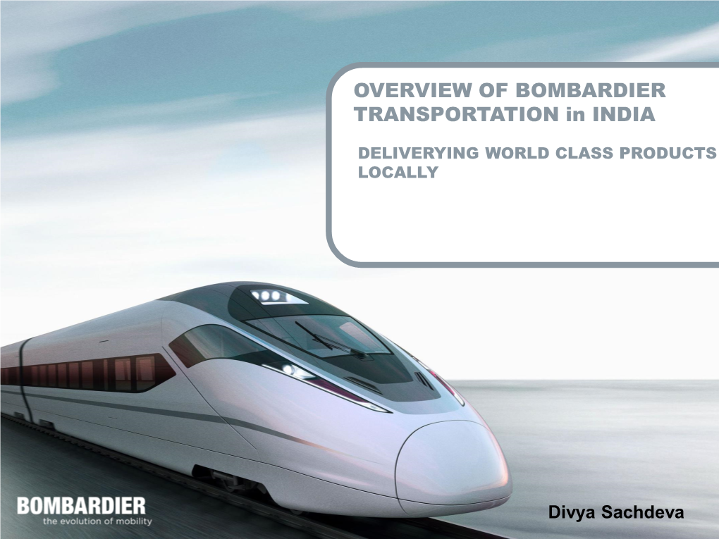 Bombardier Standard Presentation