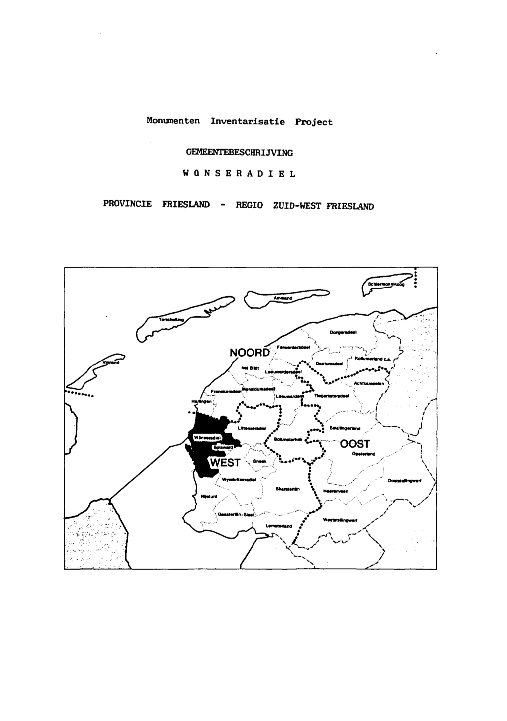 Regio Zuid-West Friesland Inhoudsopgave