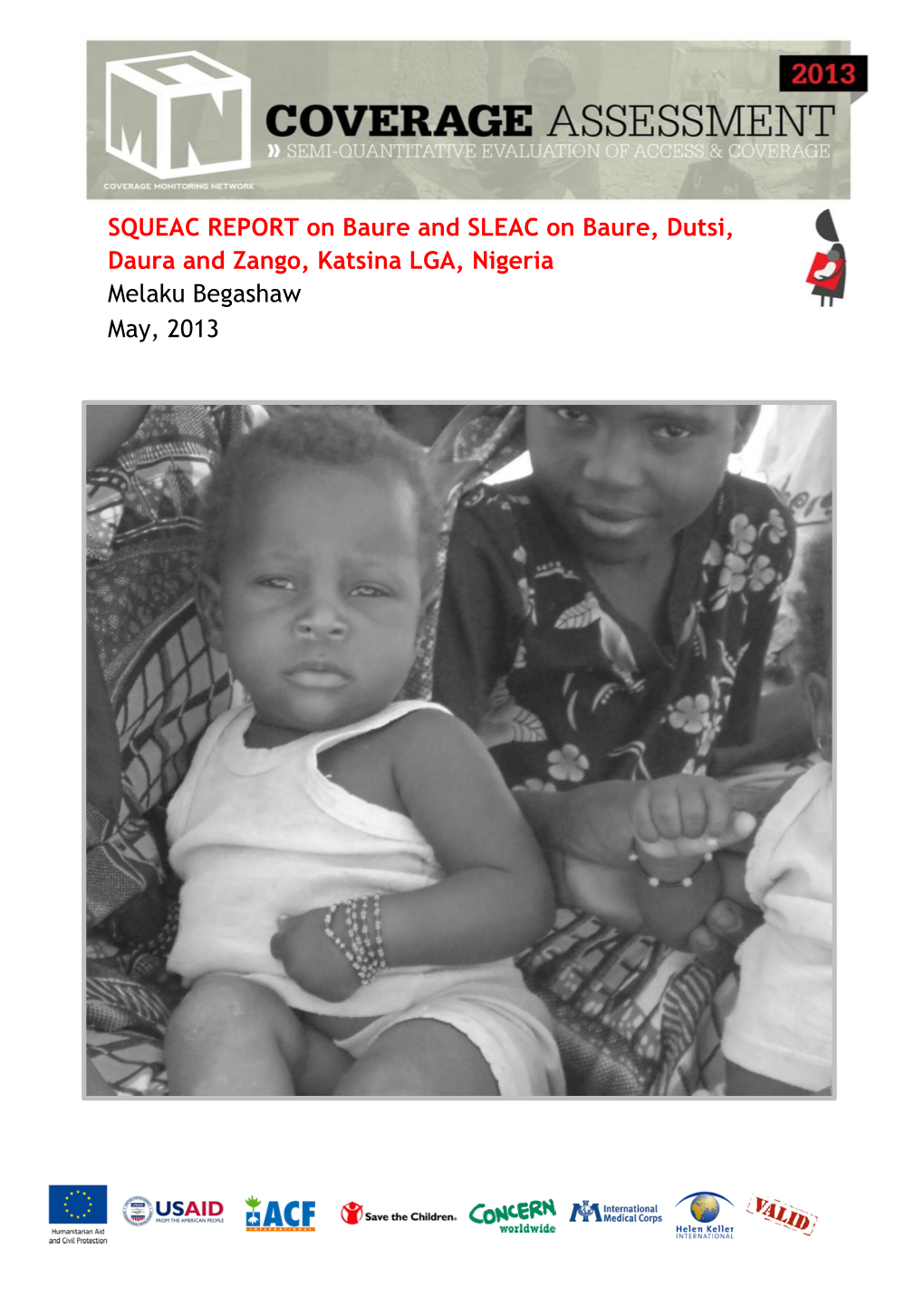 SQUEAC REPORT on Baure and SLEAC on Baure, Dutsi, Daura And