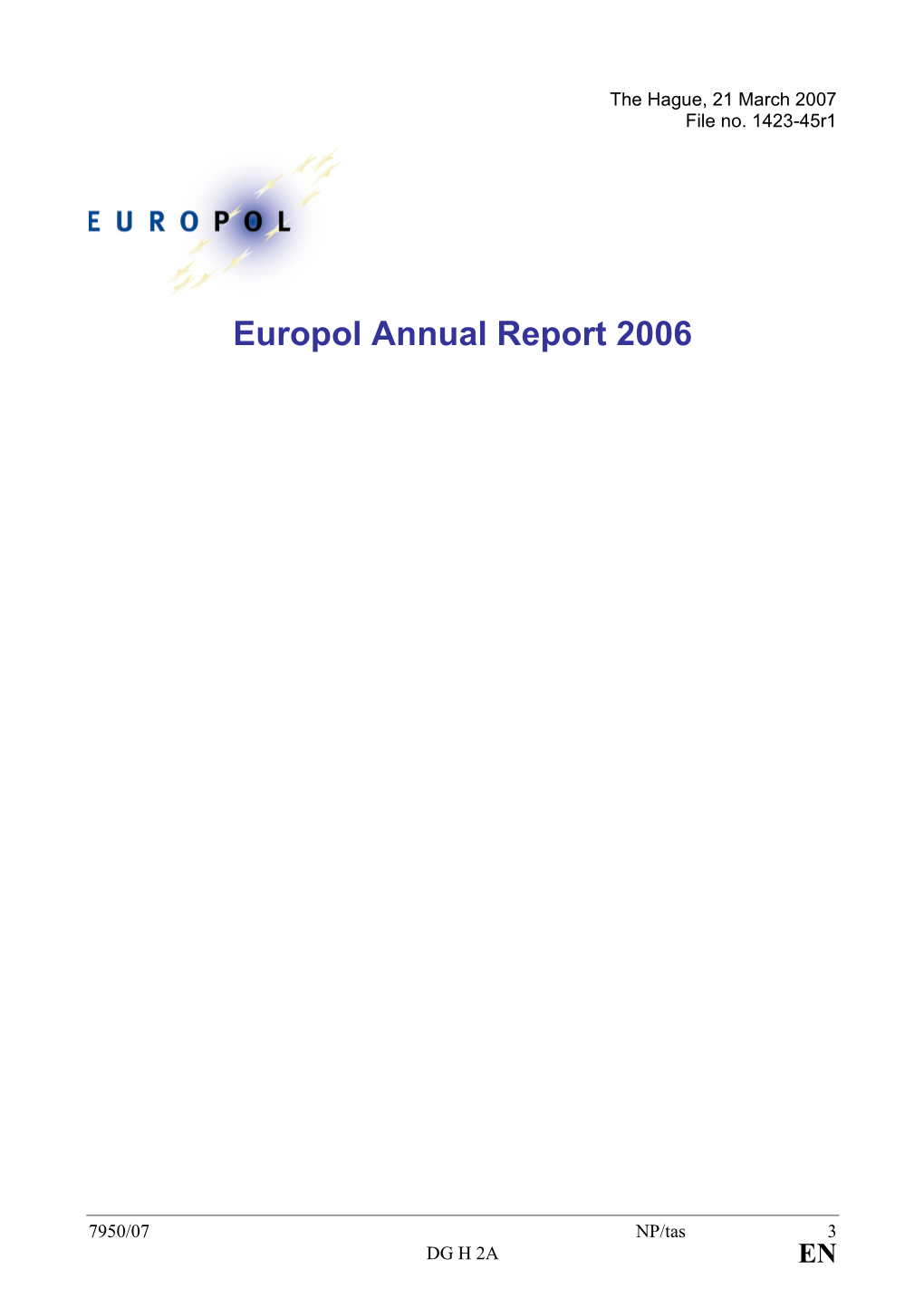 Europol Annual Report 2006