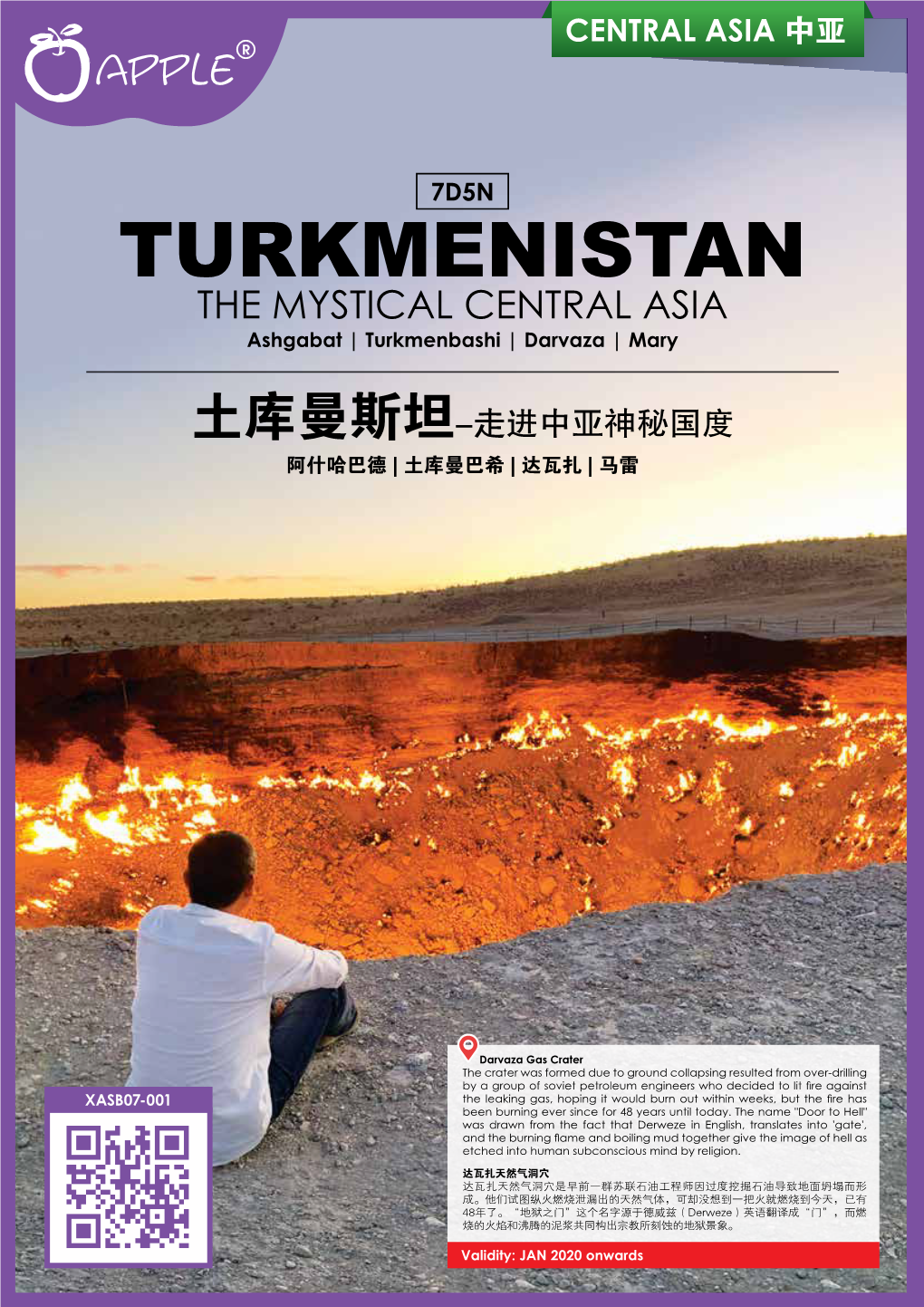 TURKMENISTAN the MYSTICAL CENTRAL ASIA Ashgabat | Turkmenbashi | Darvaza | Mary