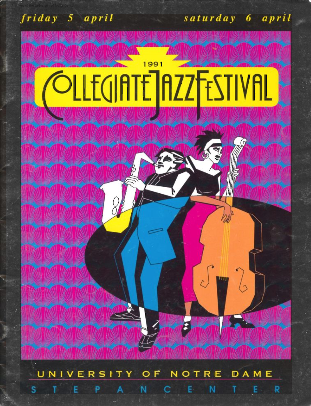 Notre Dame Collegiate Jazz Festival Program, 1991