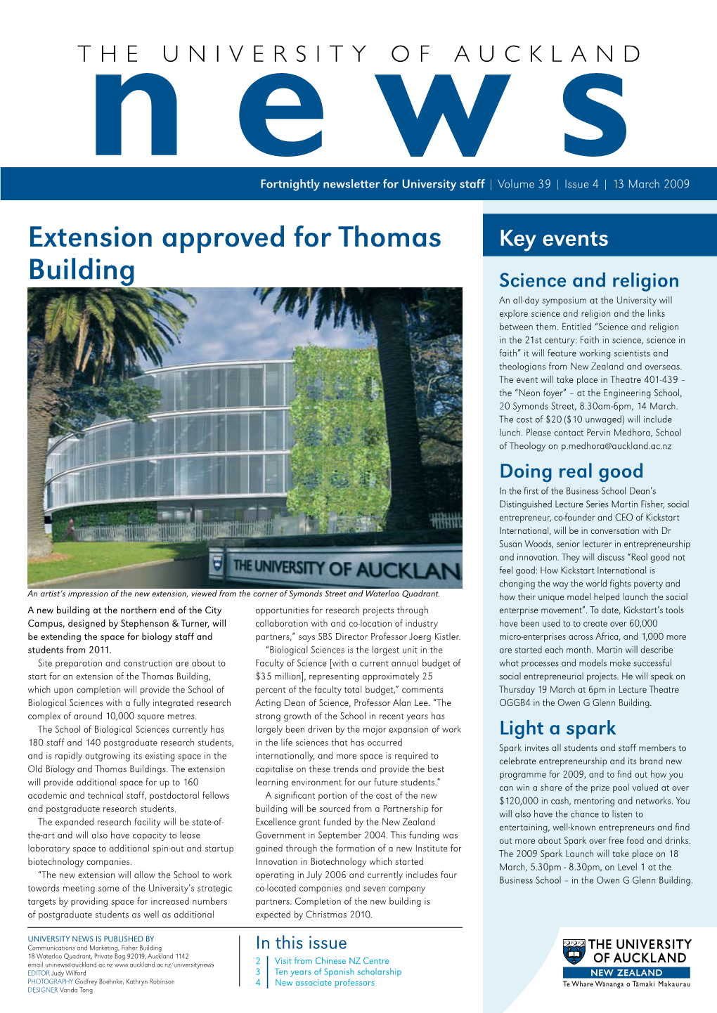 Extension Approved for Thomas Building