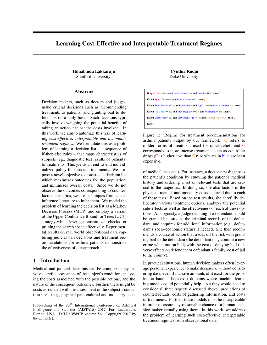 Learning Cost-Effective and Interpretable Treatment Regimes