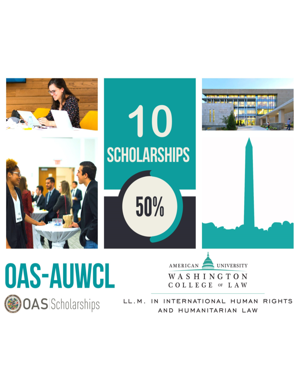 OAS – AUWCL Scholarship, Applicants Must Fill out the OAS Online Scholarship Application Form and Provide the Following Documentations: 1