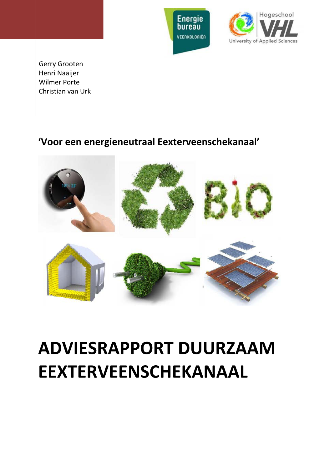 Adviesrapport Duurzaam Eexterveenschekanaal