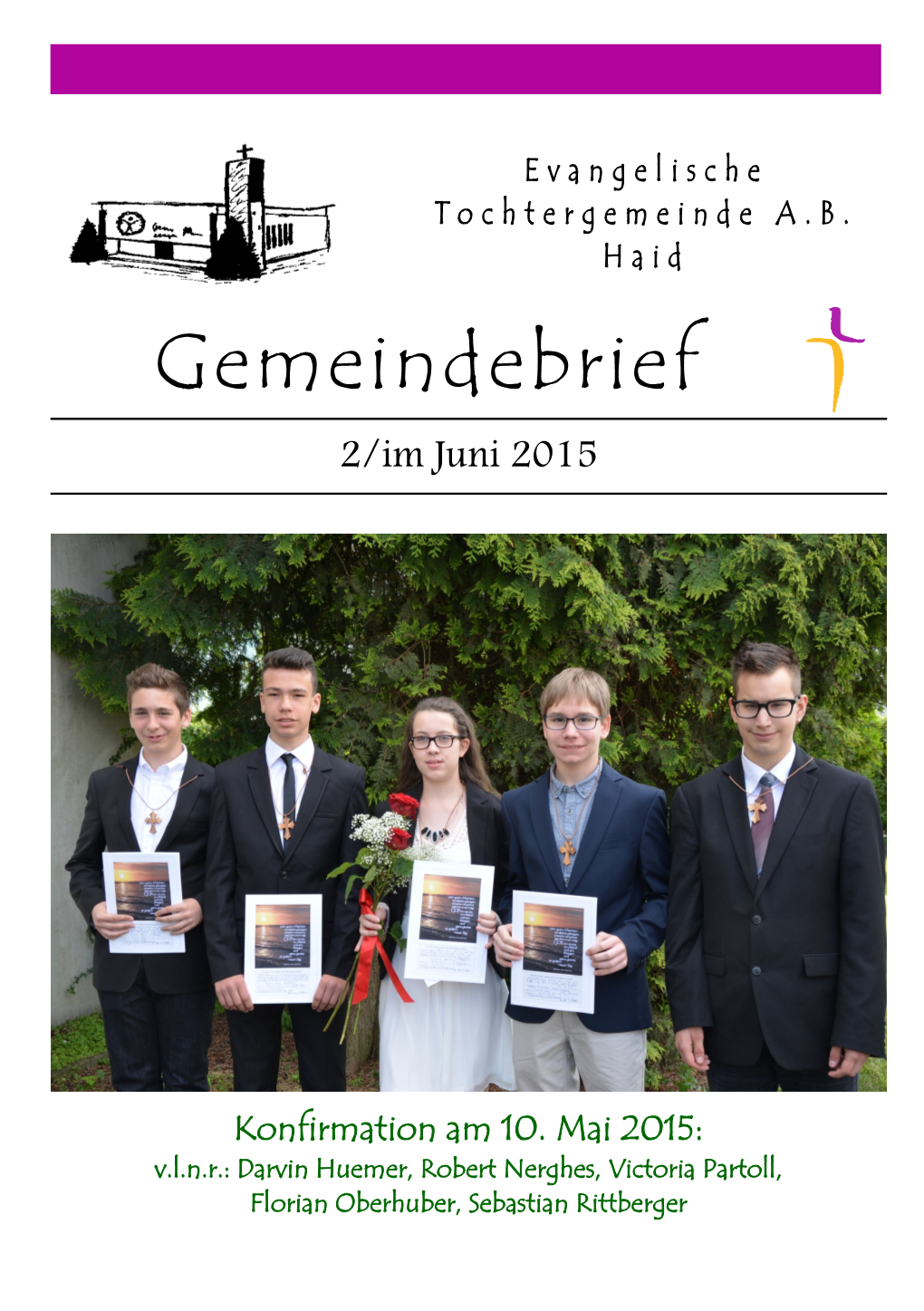 Gemeindebrief 2015-2