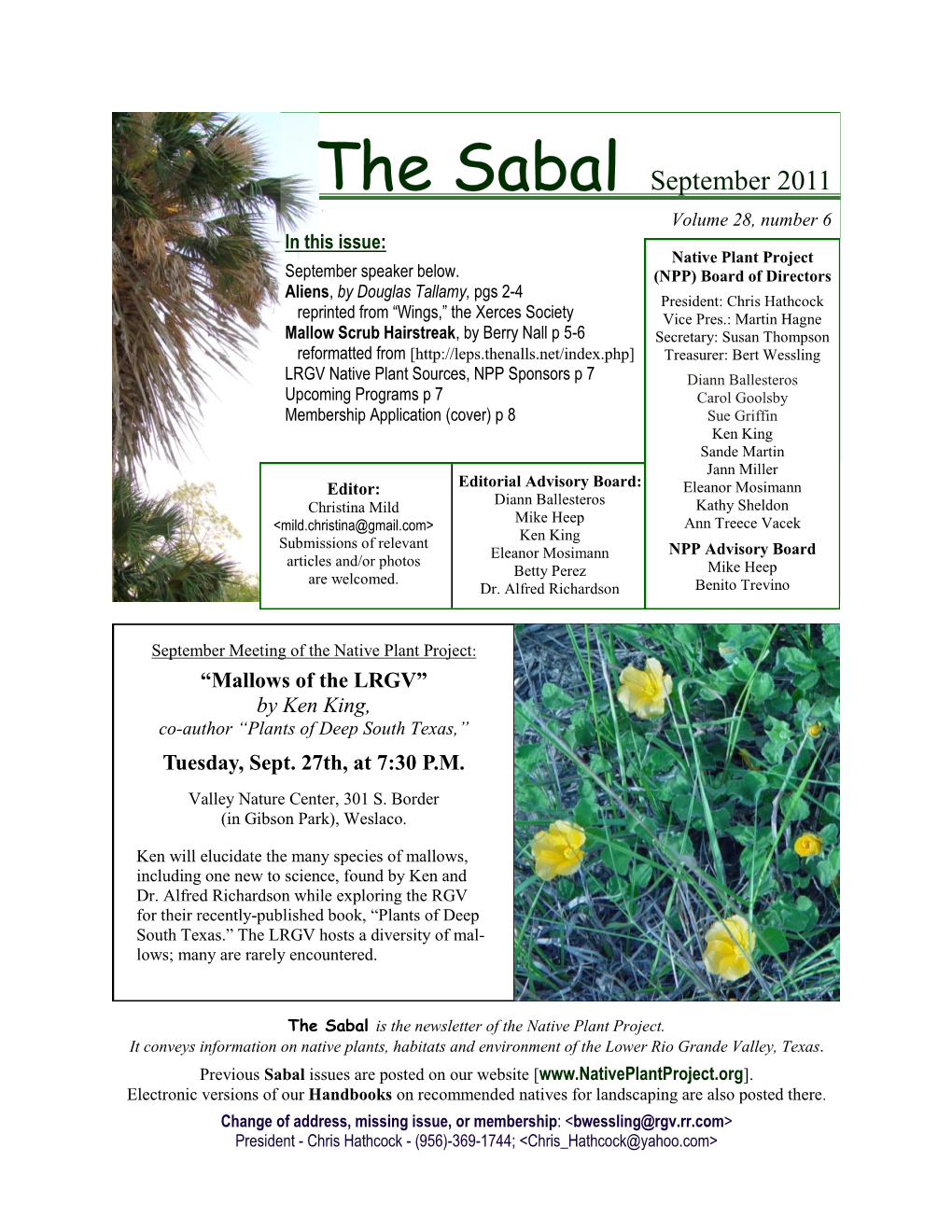 Sabal Sept 11