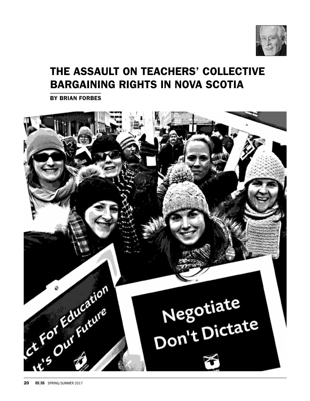 Negotiate, Don't Dictate: the Assault on Teachers' Collective Bargaining