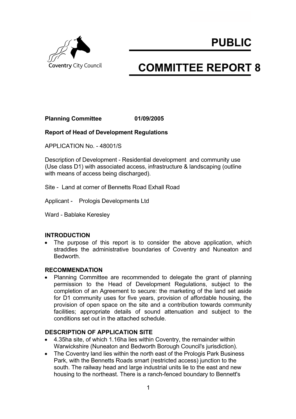 Public Committee Report 8