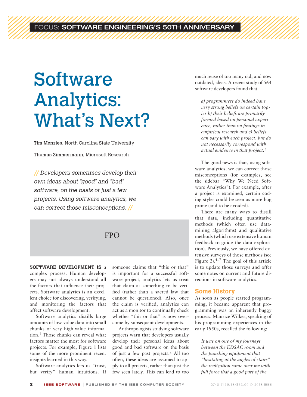 Software Analytics, We Ing Styles Could Be Seen As More Bug Can Correct Those Misconceptions