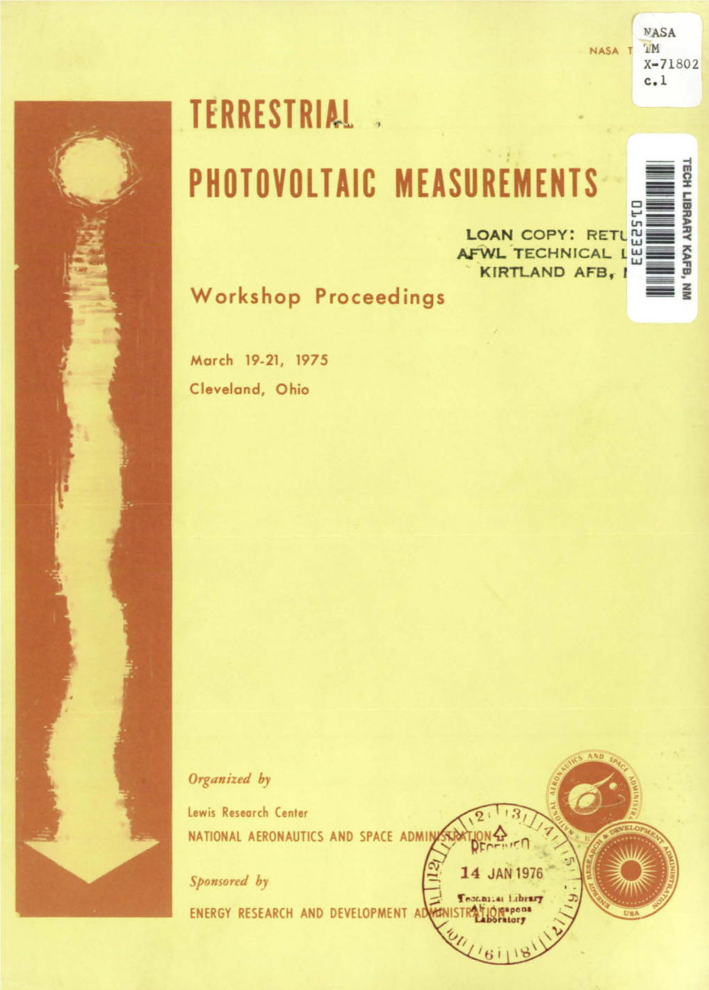 Measurements Photovoltaic Terrestrial