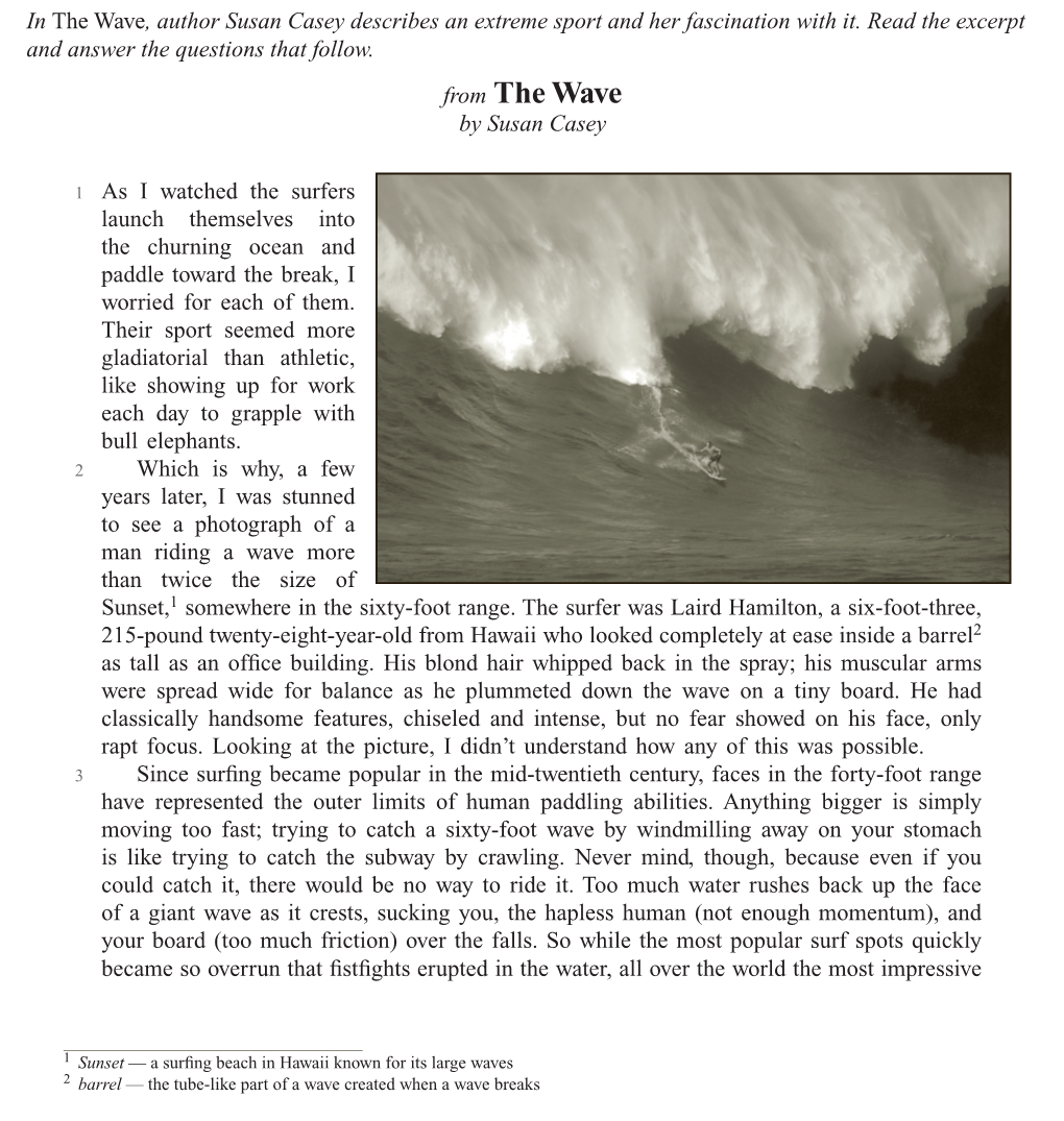 From the Wave by Susan Casey