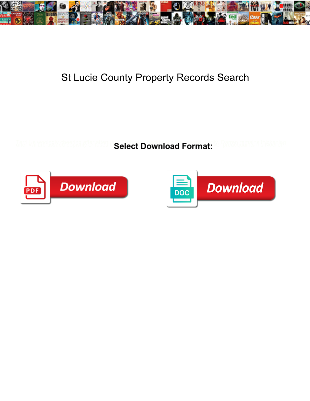 St Lucie County Property Records Search