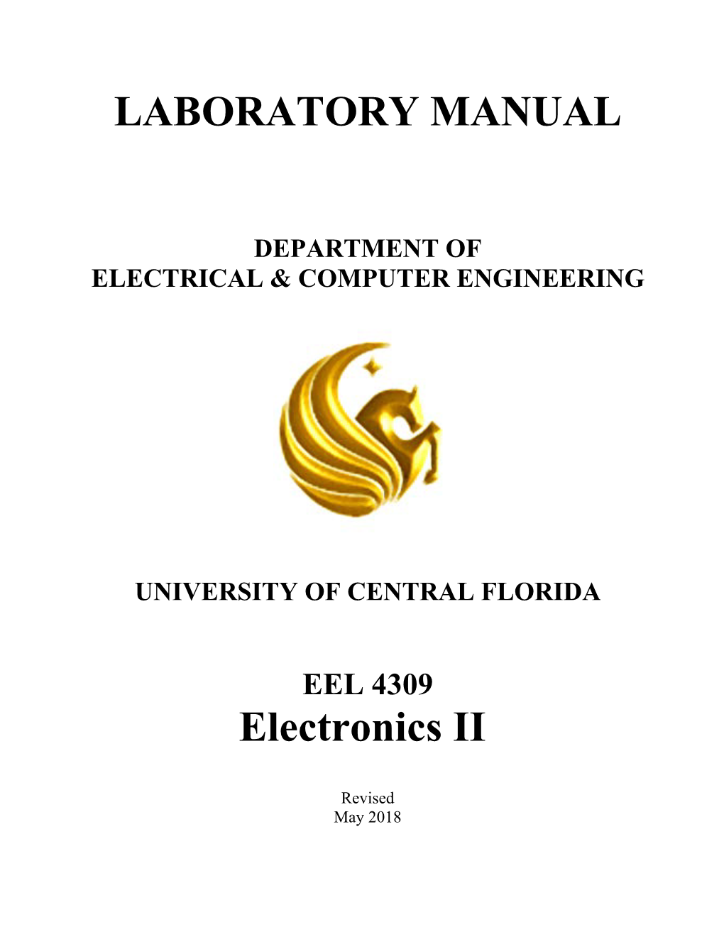 LABORATORY MANUAL Electronics II