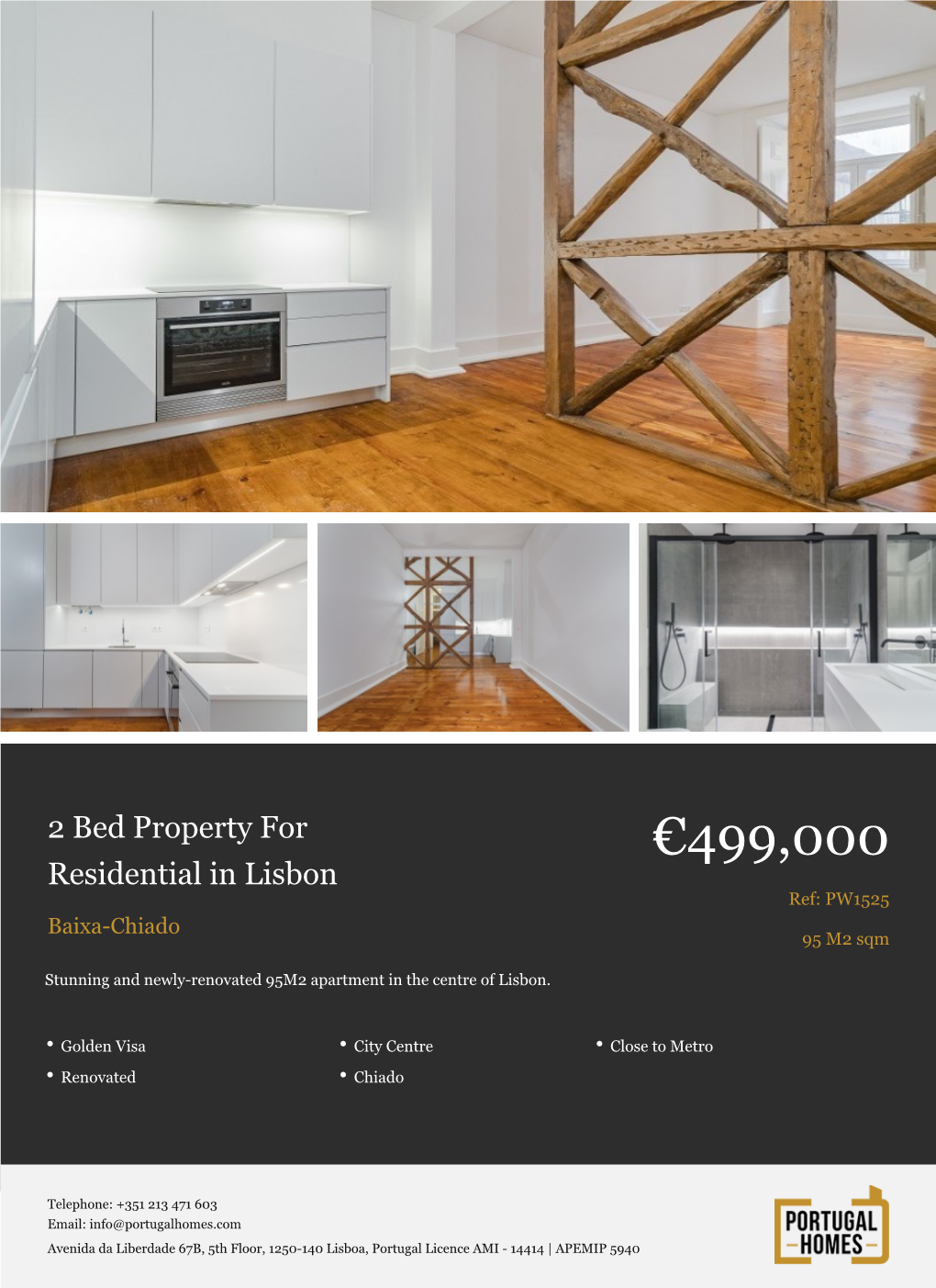 2 Bed Apartment for Sale in Lisbon, Portugal