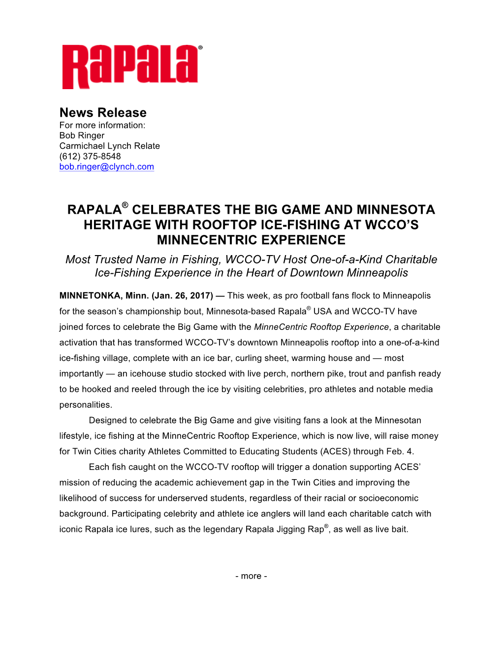 NR.WCCO and Rapala Minnecentric Experience 012618