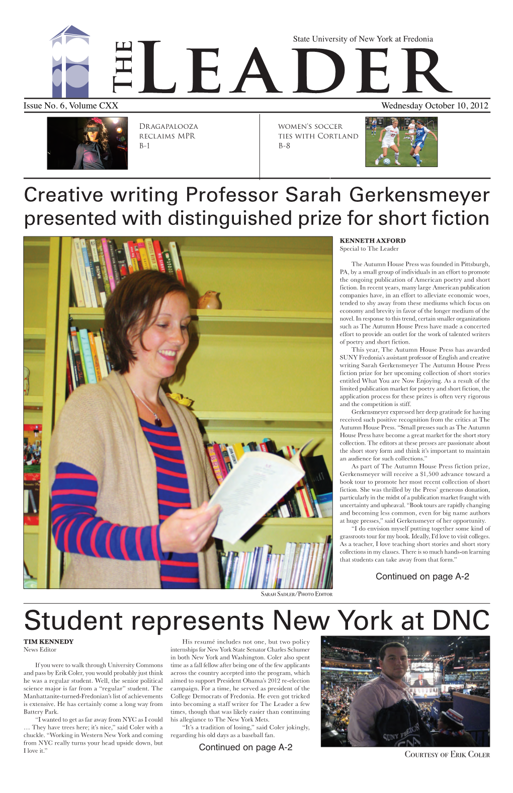 Student Represents New York At