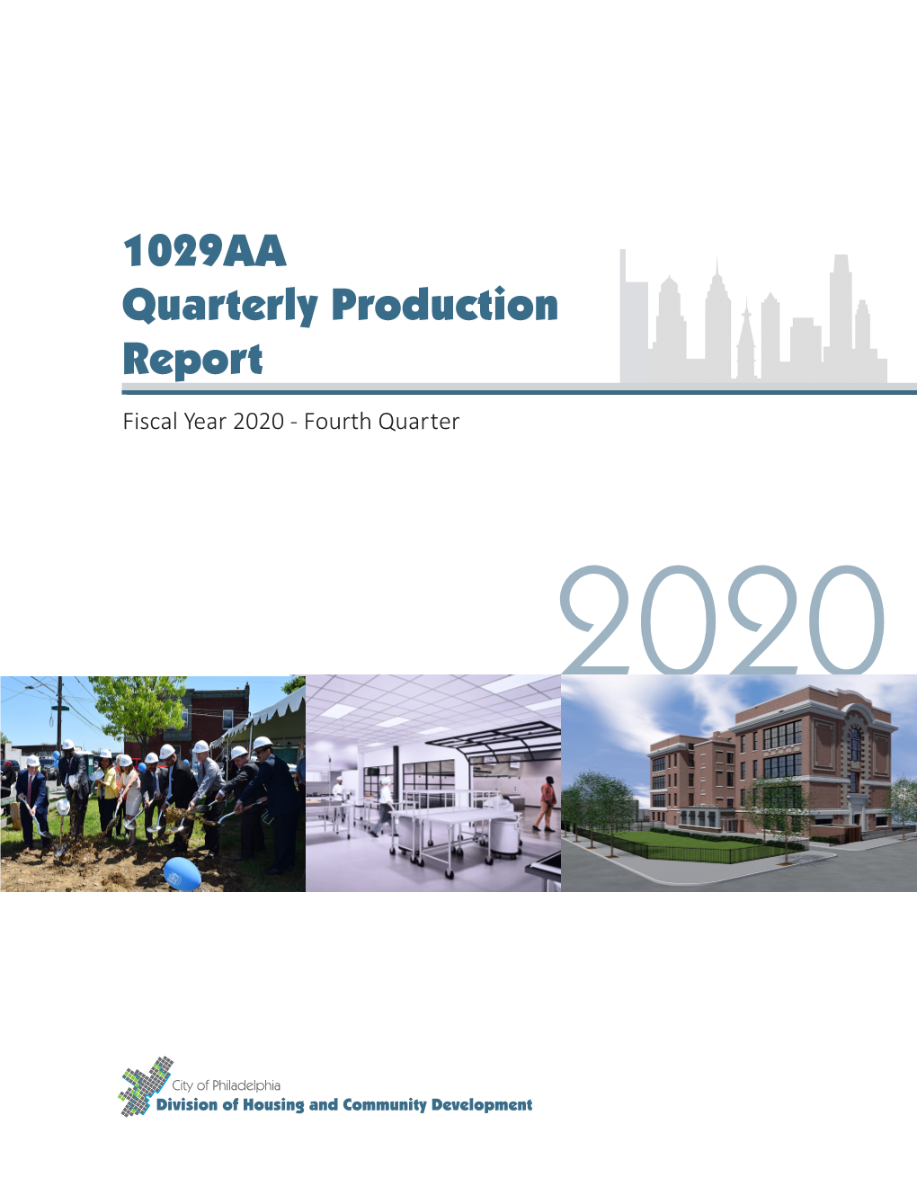 1029AA Quarterly Production Report