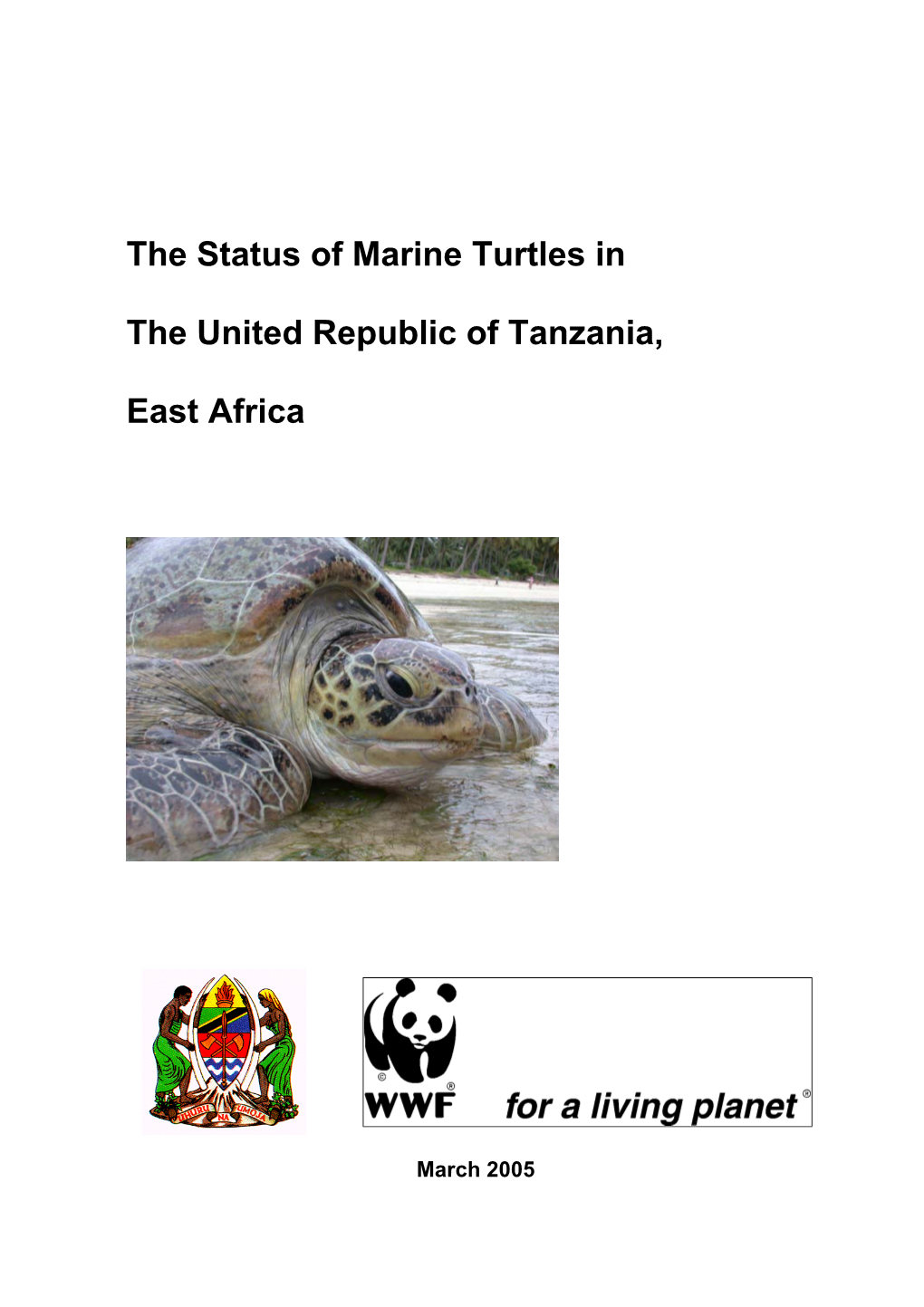 The Status of Marine Turtles in the United Republic of Tanzania