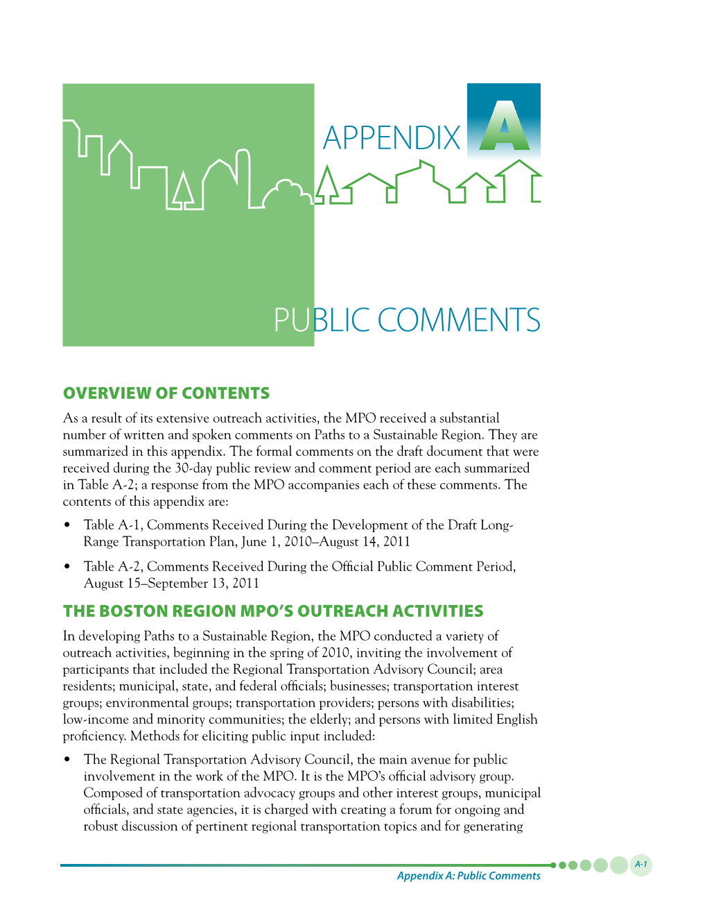 Public Comments Appendix