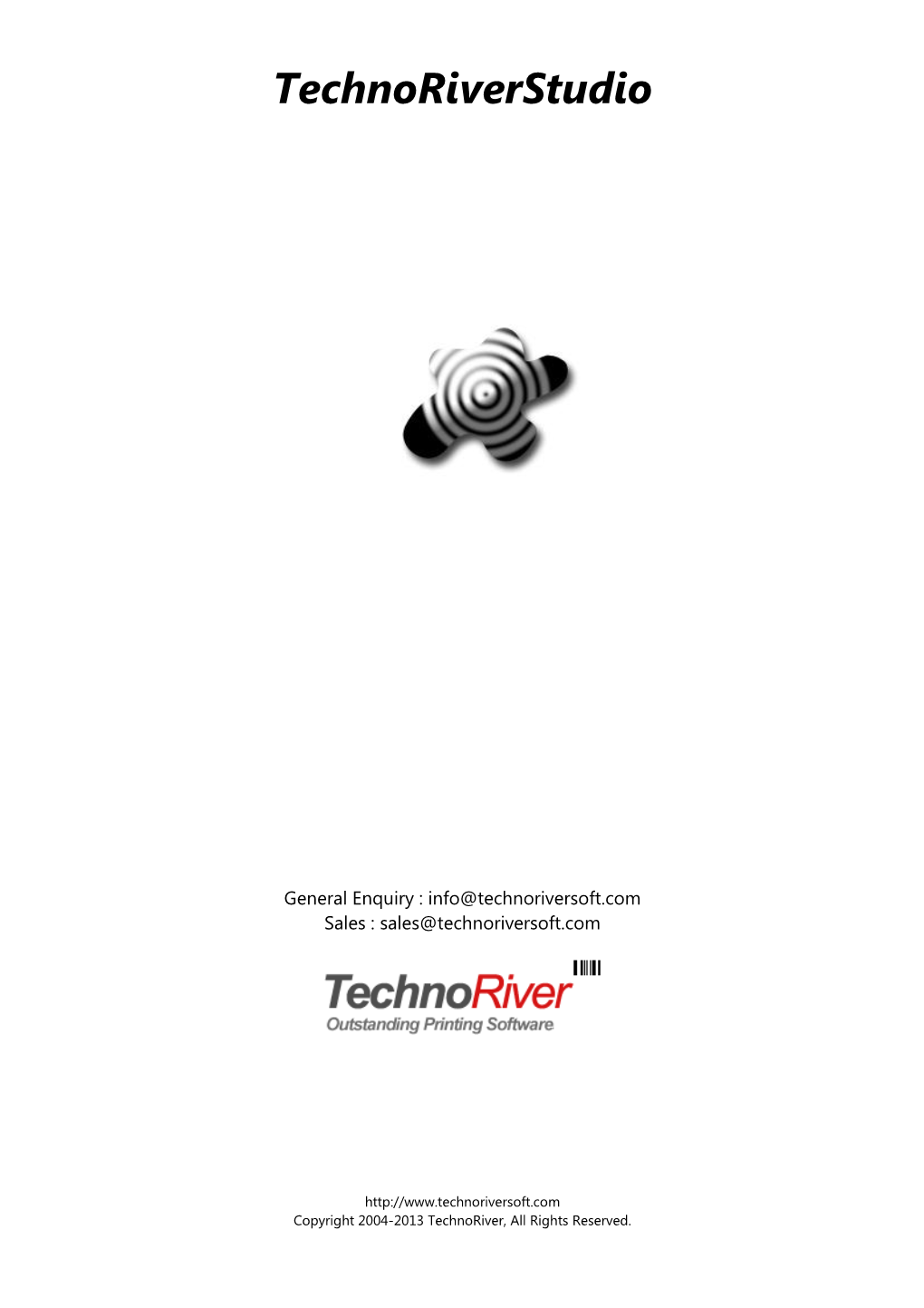 Technoriverstudio Barcode Software