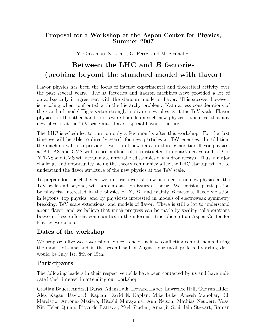 Between the LHC and B Factories (Probing Beyond the Standard Model with ﬂavor)