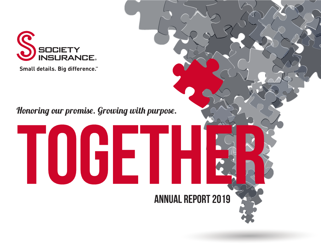 Annual Report 2019 Honoring Our Promise