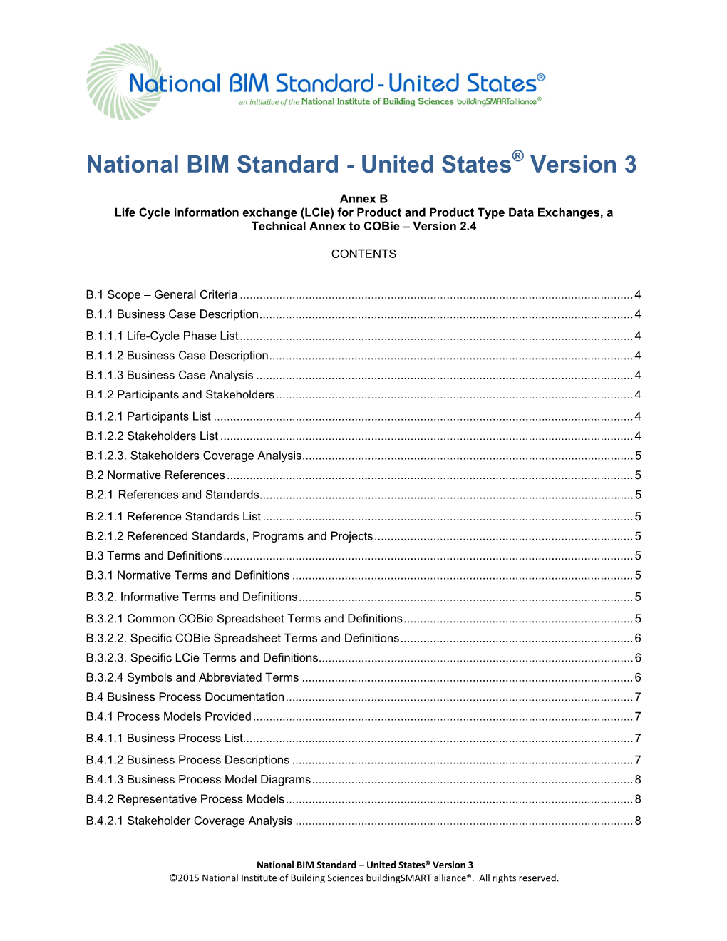 National BIM Standard - United States® Version 3