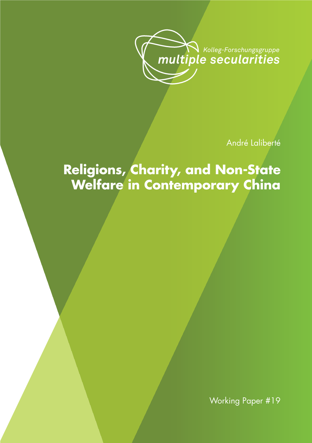 Religions, Charity, and Non-State Welfare in Contemporary China