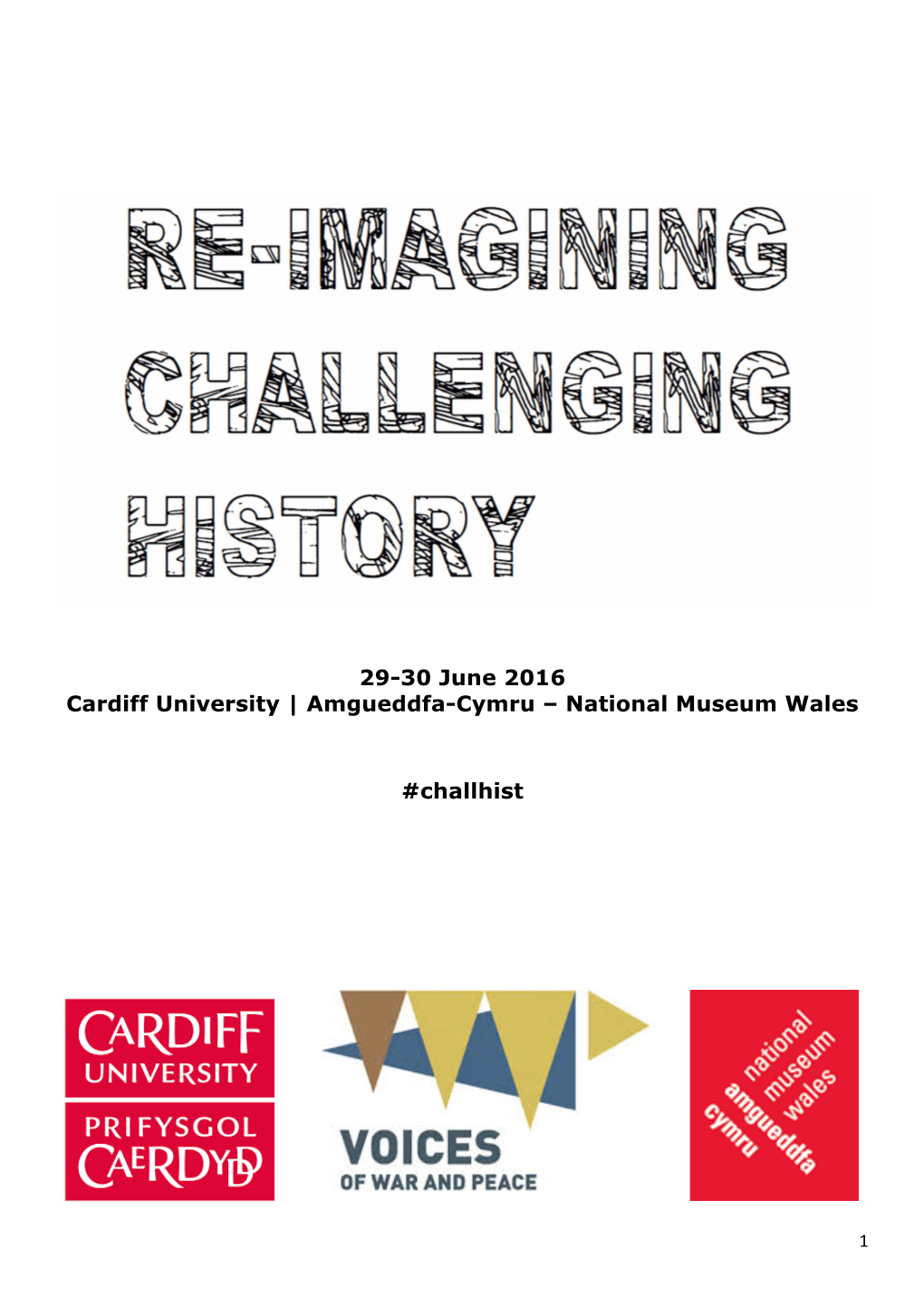 29-30 June 2016 Cardiff University | Amgueddfa-Cymru – National Museum Wales